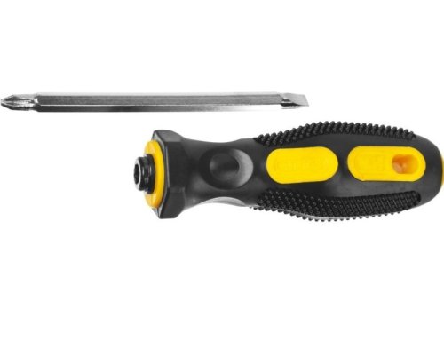 Отвертка двусторонняя  STAYER Hercules, PH2/SL6, 80 мм, 2512_z02  картинка